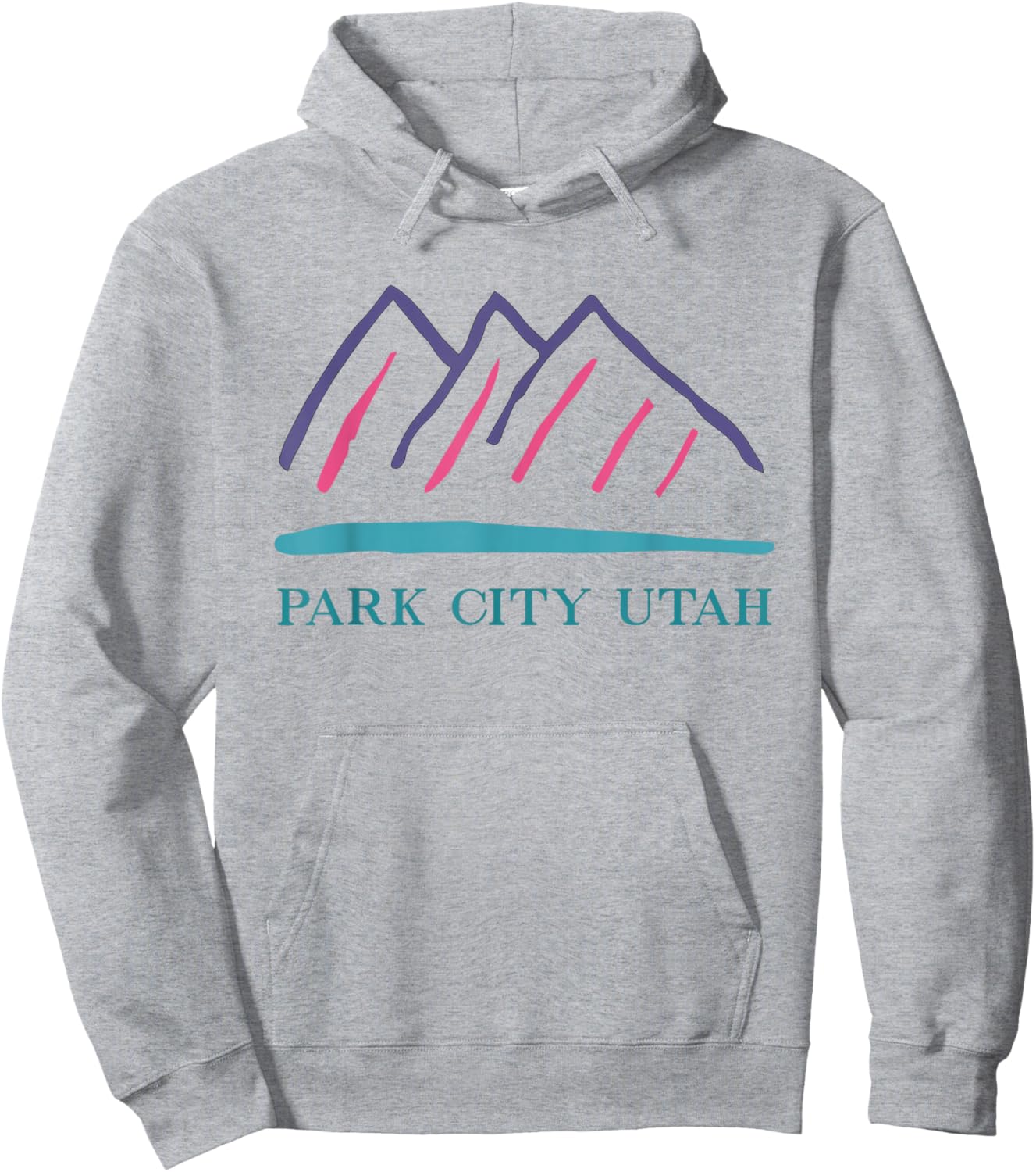 Park City Utah 90s Style Vintage Hoodie - Hoodie | Ash