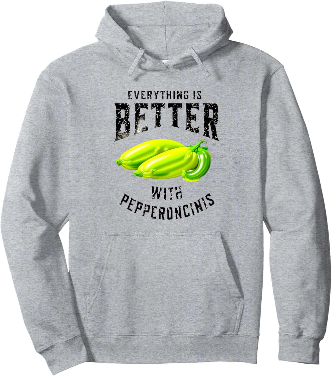 Everything is better with Pepperoncinis vintage style Hoodie - Hoodie | Ash