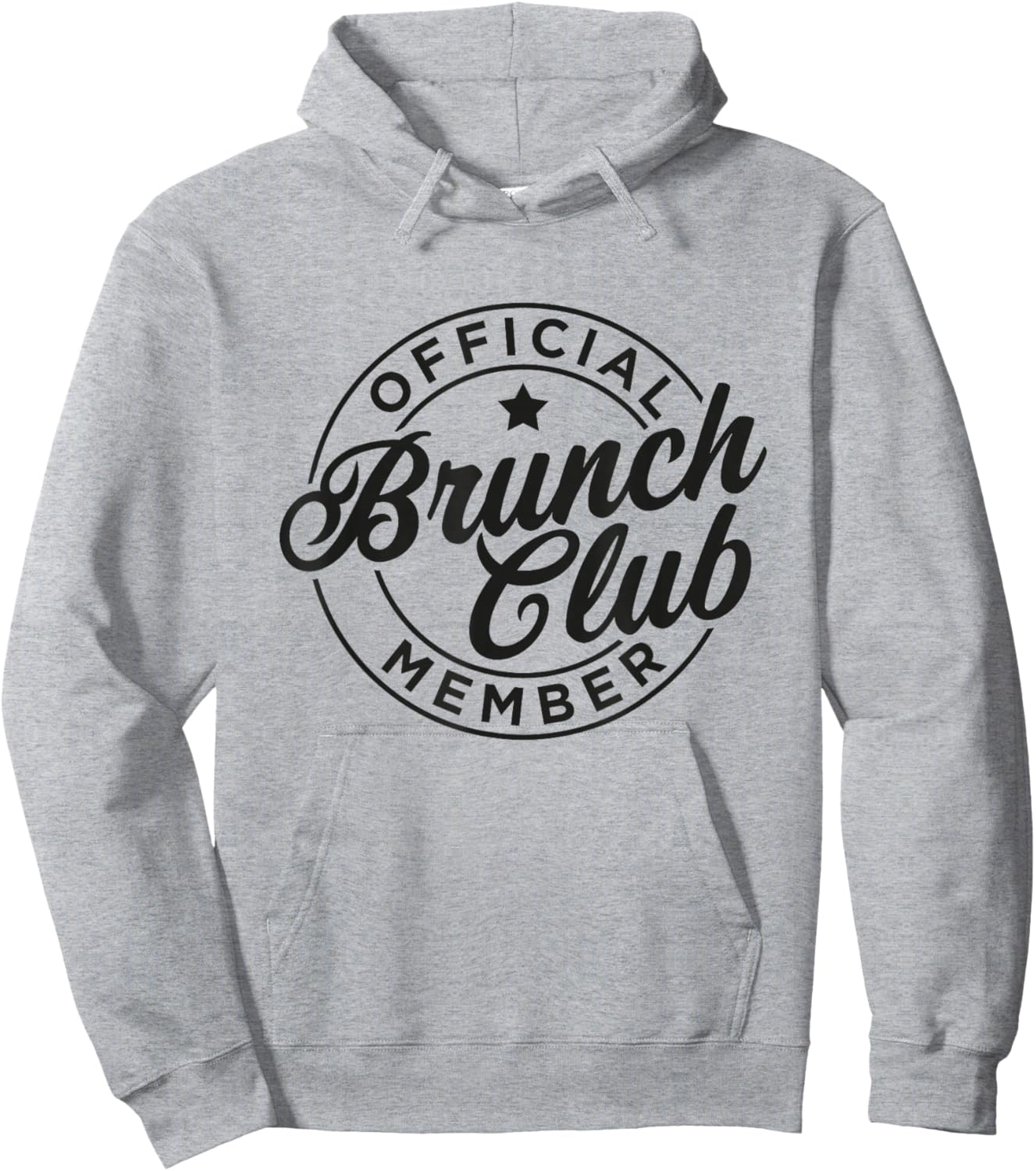 Brunch Club Official Member Hoodie - Hoodie | Ash