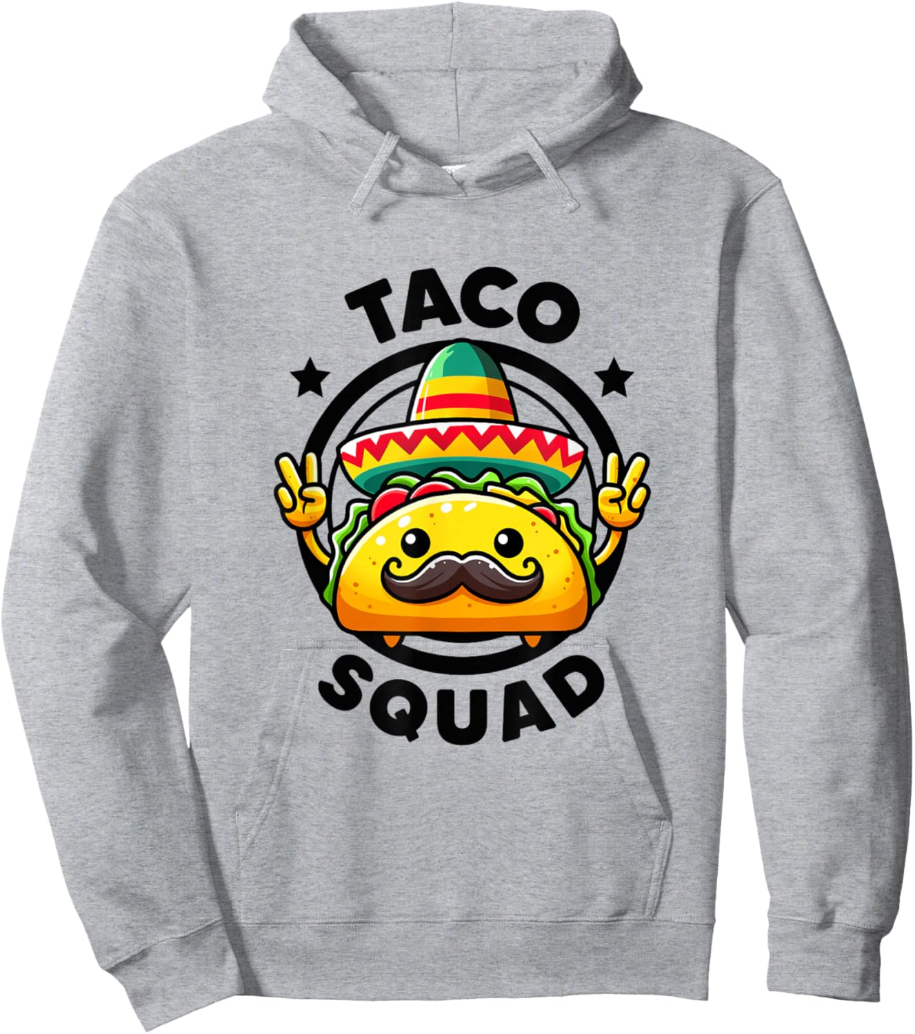 Taco Squad Funny Mexican Taco Tuesday Taco 'Bout Team Taco Hoodie - Hoodie | Ash