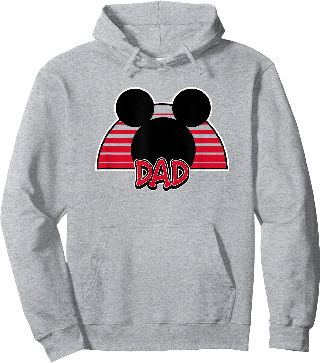 Disney Mickey Mouse Dad Hoodie - Hoodie | Ash