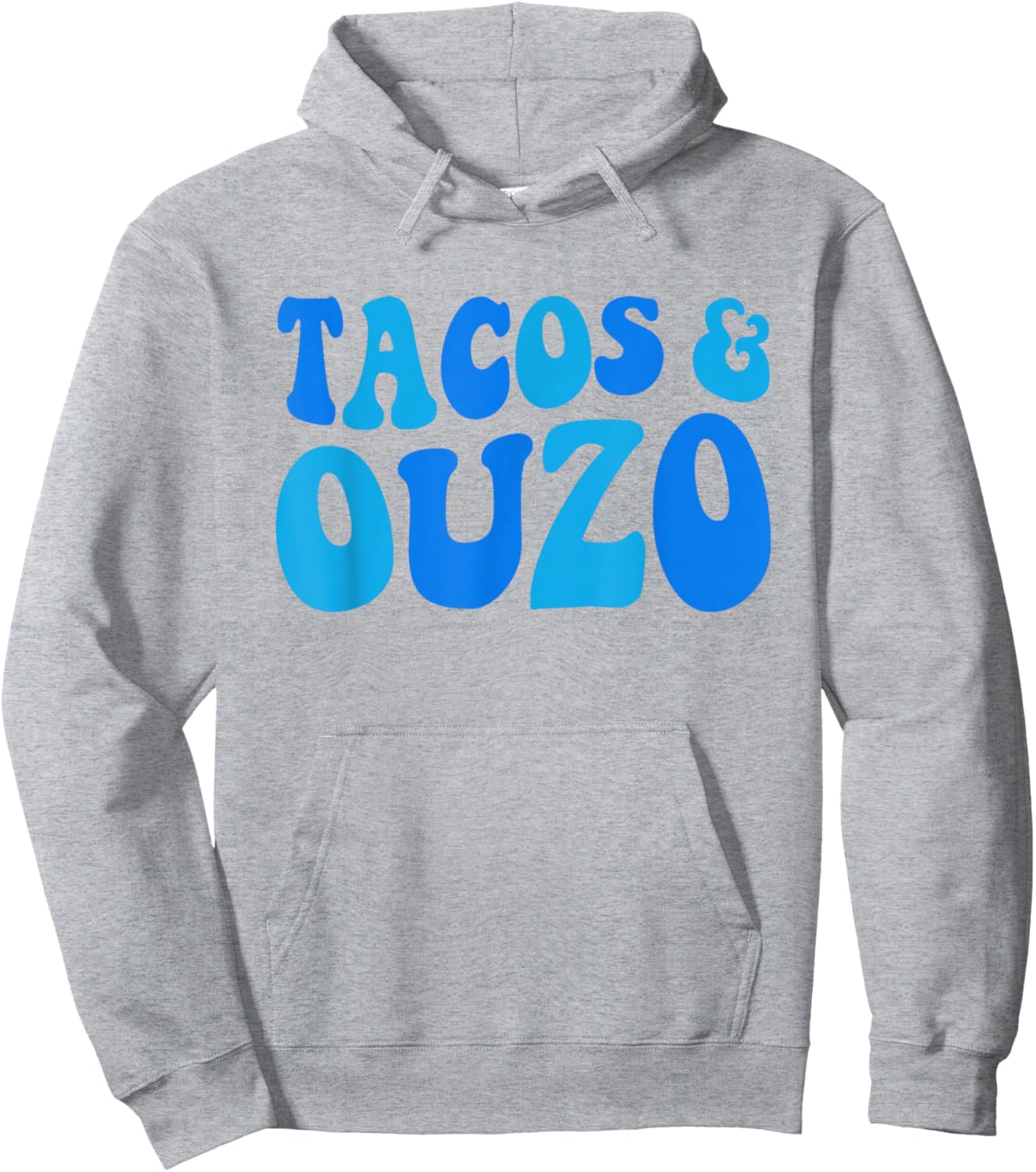 Greek Mexican Ouzo Tacos Hispanic Heritage Month Greek Party Hoodie - Hoodie | Ash