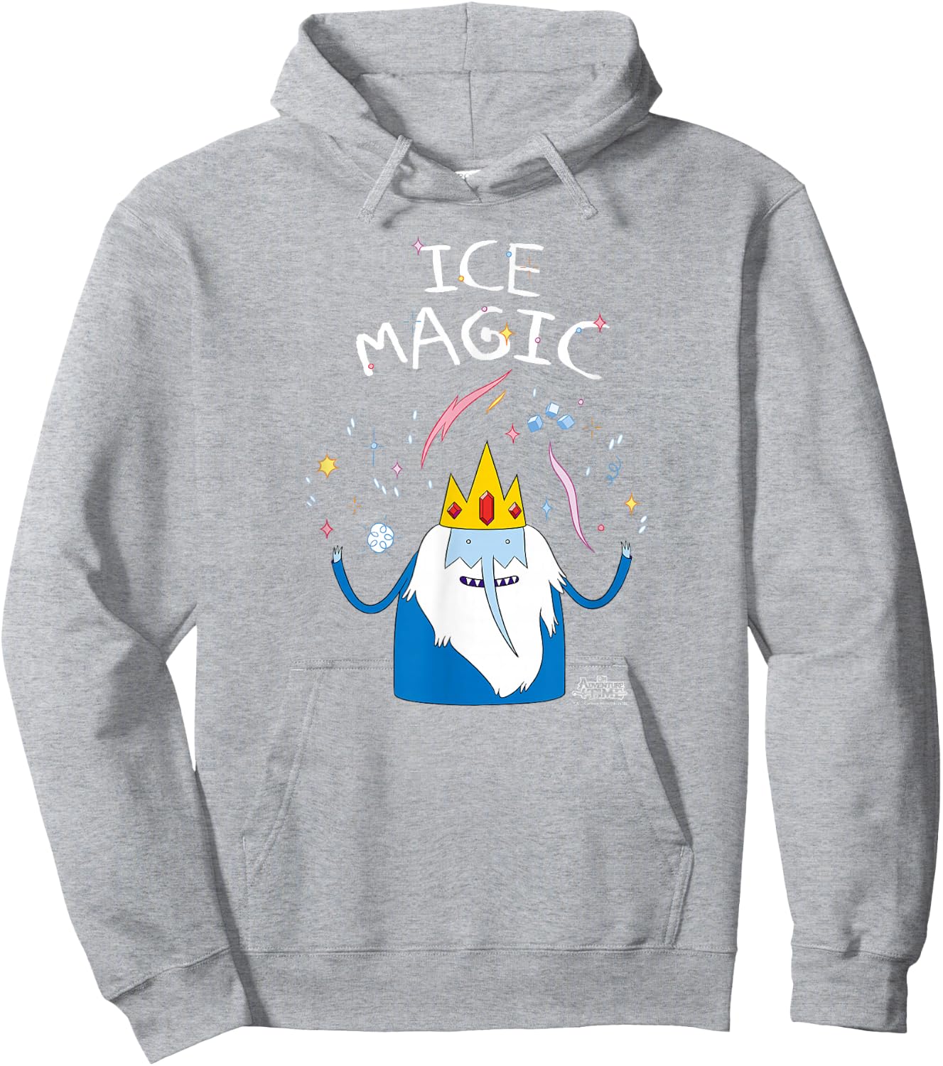 Adventure Time Ice King Magic Hoodie - Hoodie | Ash