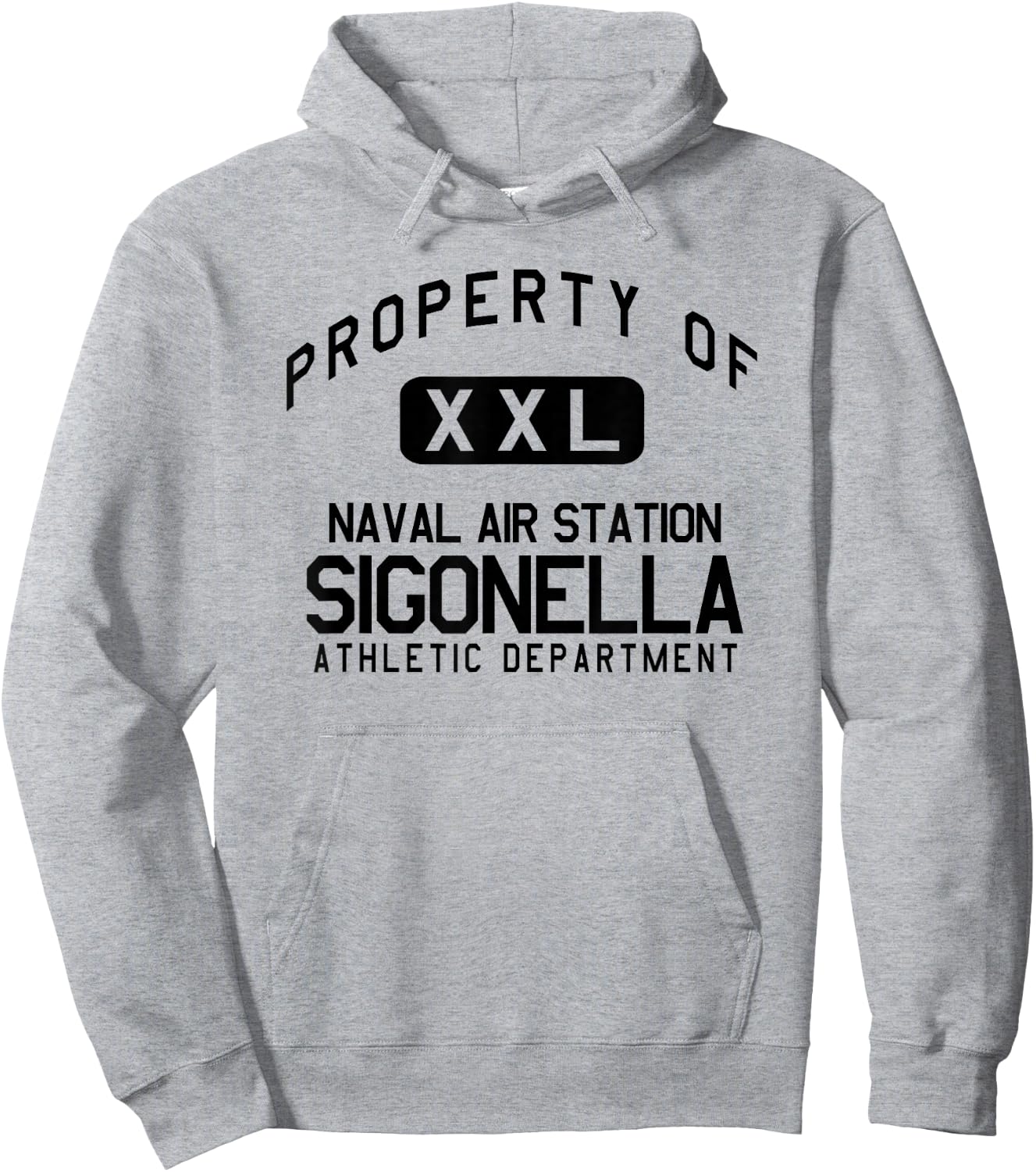 Property of Naval Air Station Sigonella Athletic Department Hoodie - Hoodie | Ash