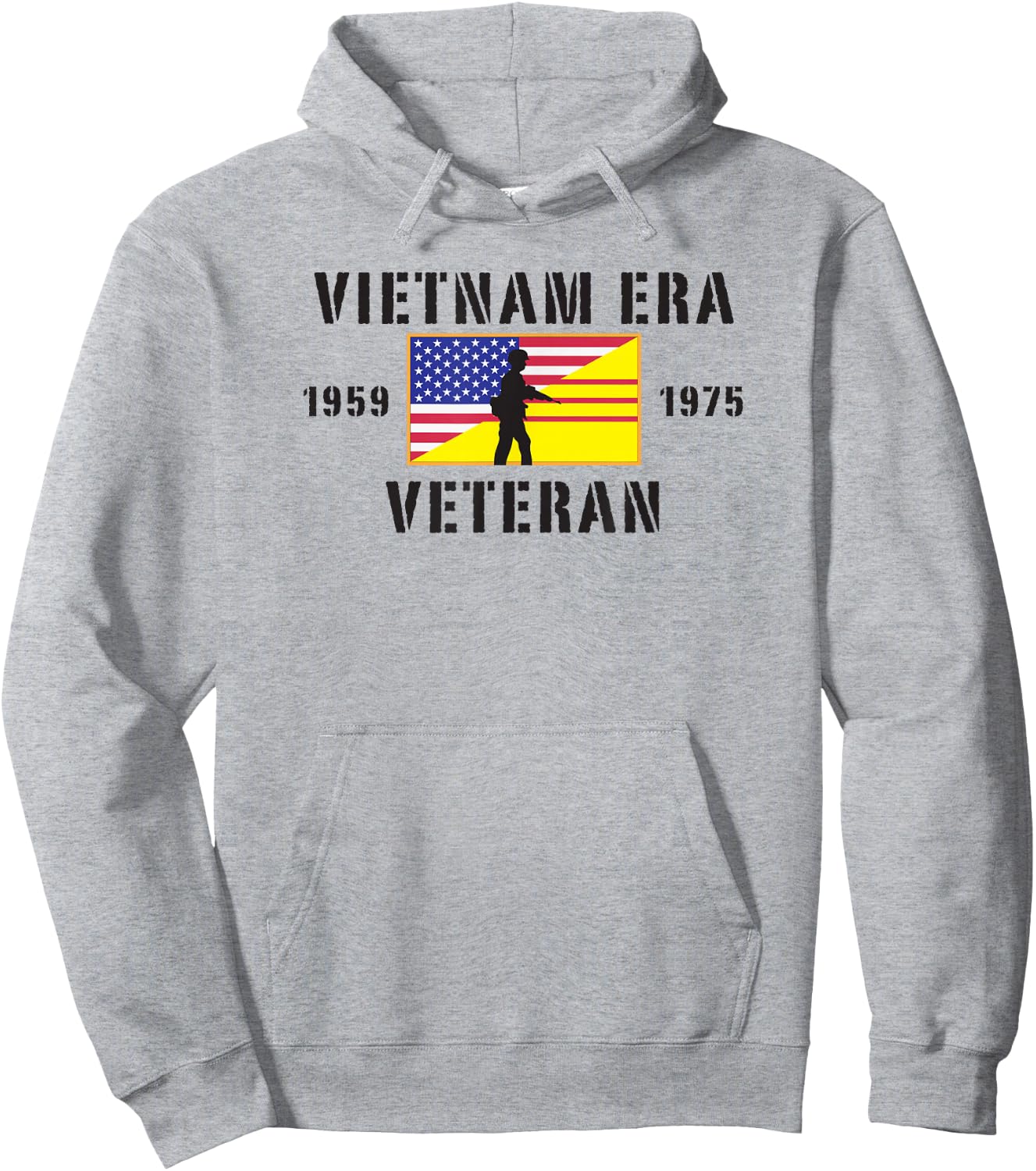Vietnam Era Veteran Hoodie - Hoodie | Ash