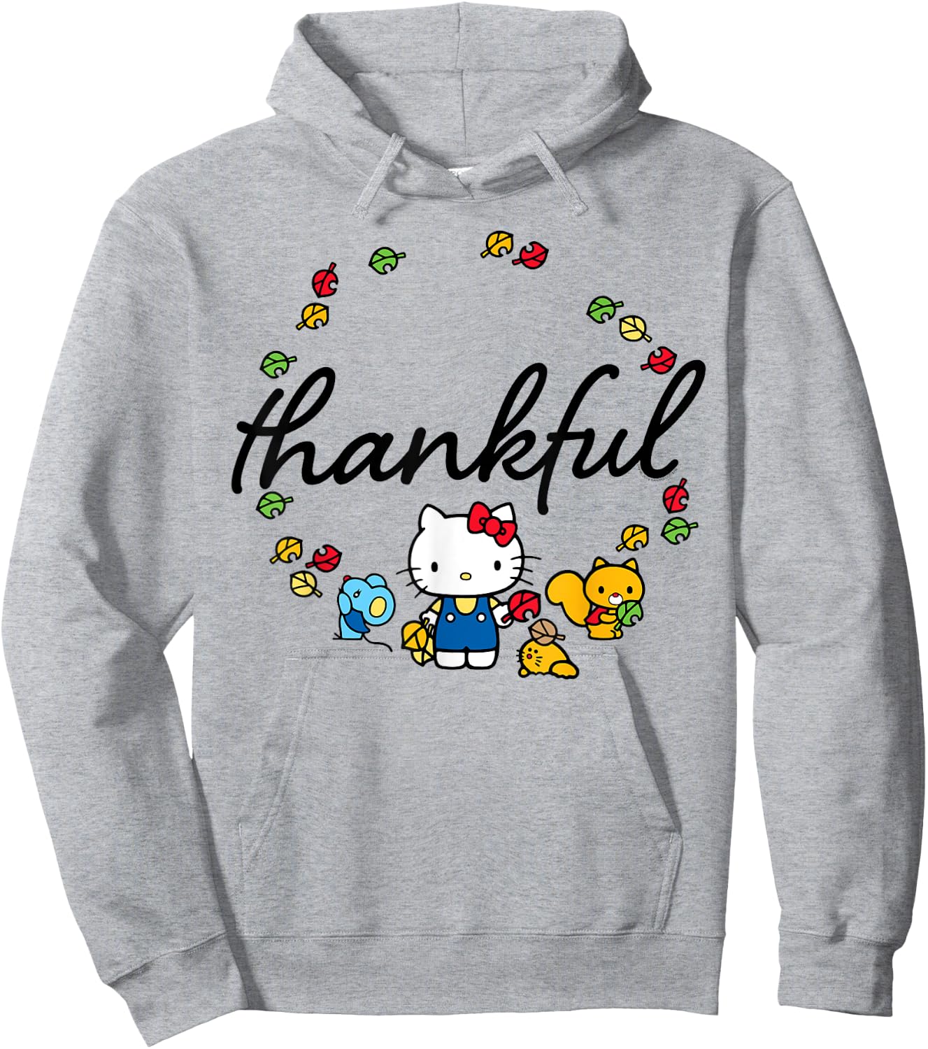 Hello Kitty Thanksgiving Shirt Hoodie - Hoodie | Ash