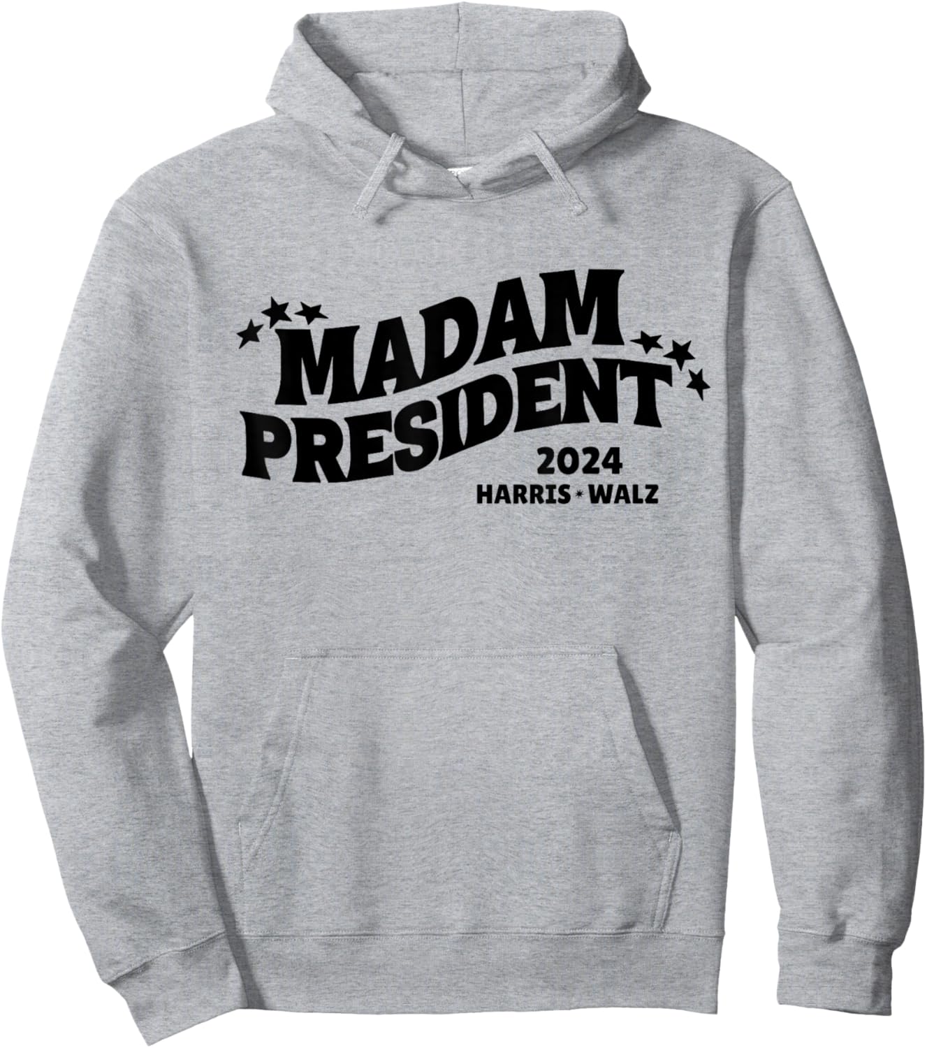 Dear Madam President 2024 Kamala Harris Tim Walz Waltz Hoodie - Hoodie | Ash
