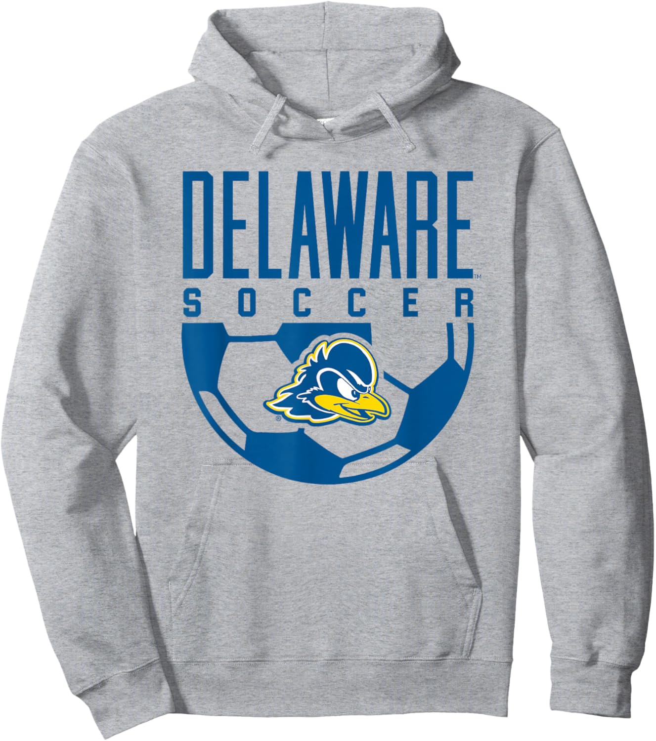 University of Delaware Blue Hens Soccer Arch Hoodie - Hoodie | Ash