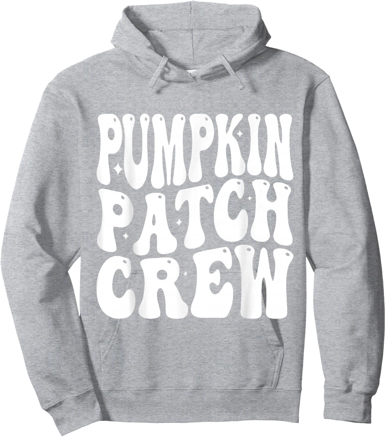 Pumpkin Patch Crew Matching Family Halloween Groovy Hoodie - Hoodie | Ash