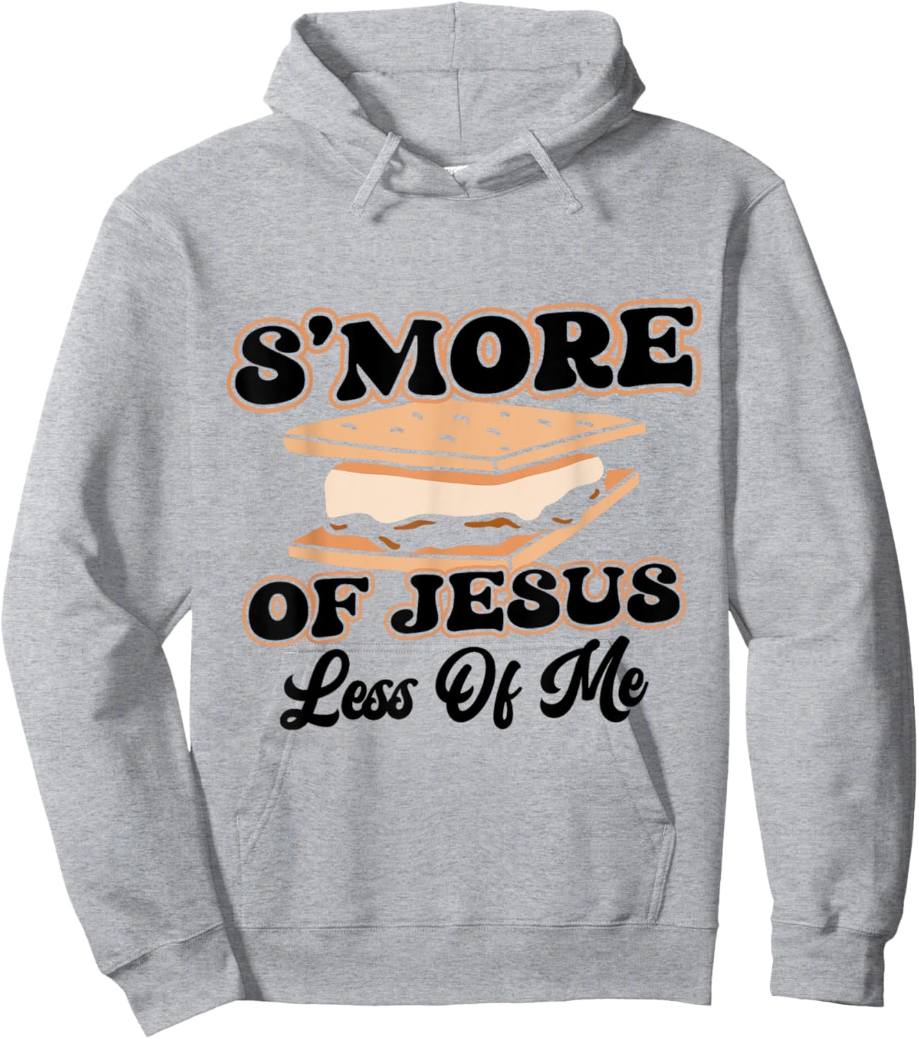 Smore of Jesus Less of Me VBS Bible School Camp Camper Hoodie - Hoodie | Ash