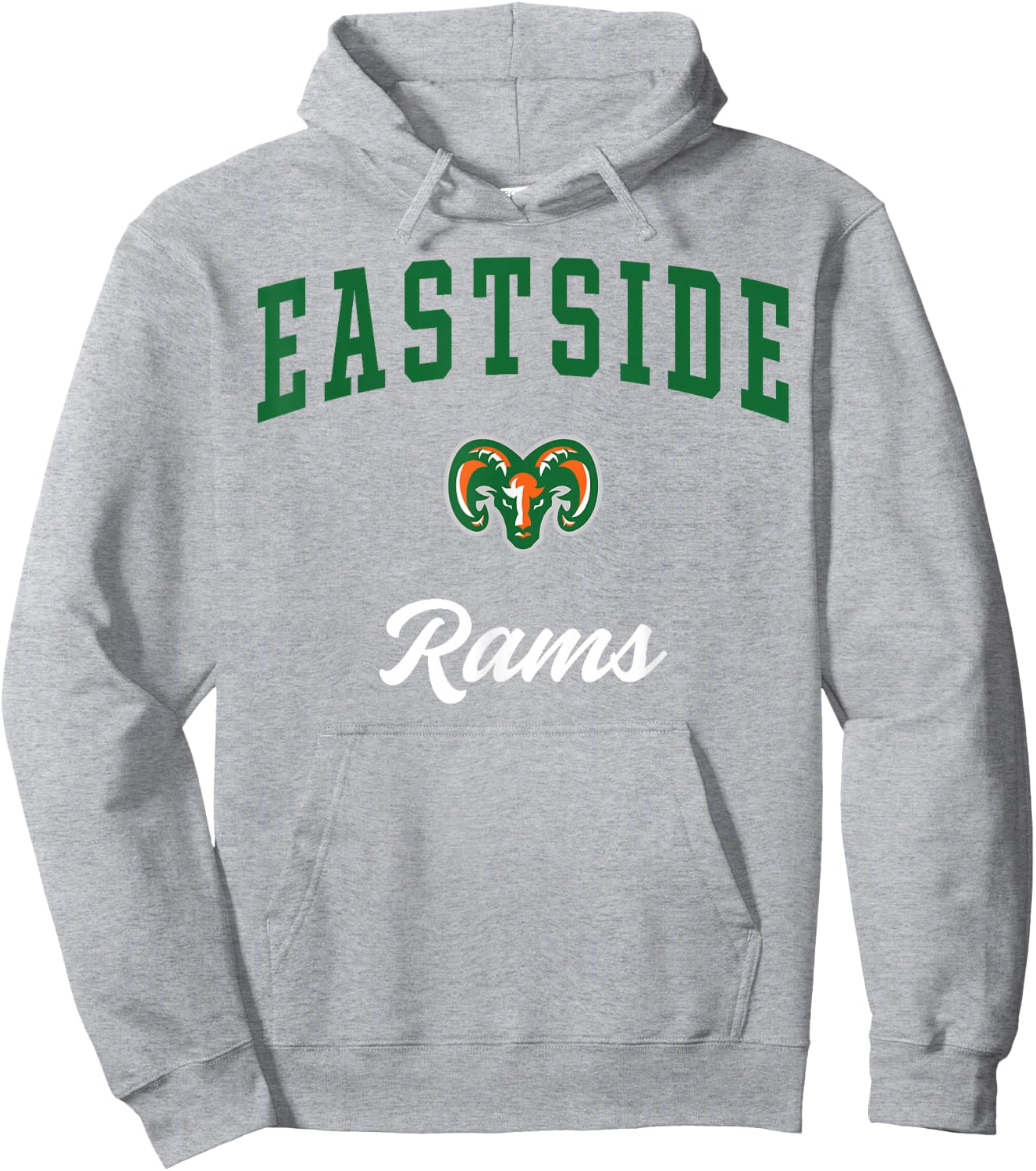 Eastside High School Rams Hoodie - Hoodie | Ash