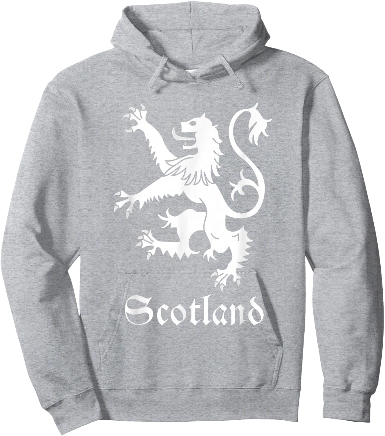 Scottish Lion Rampant Scotland Coat Arms Gift Crest Hoodie - Hoodie | Ash
