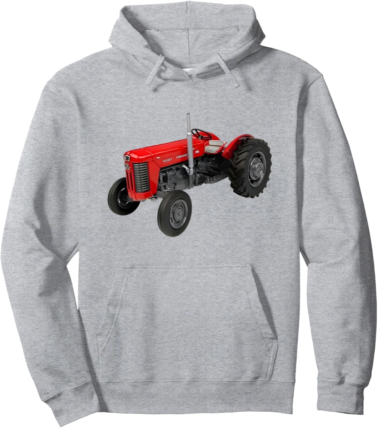 Masey Ferguson 65 Stoneleigh Vintage Tractor Graphic Hoodie - Hoodie | Ash