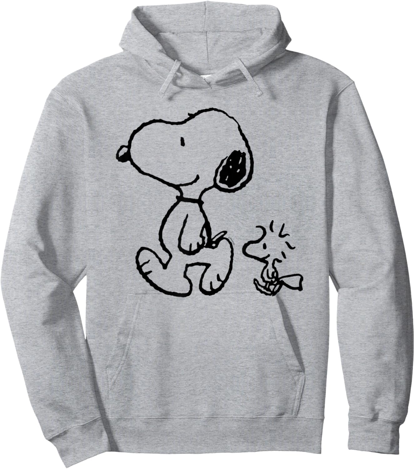 Peanuts - Snoopy Woodstock Walk Hoodie - Hoodie | Ash