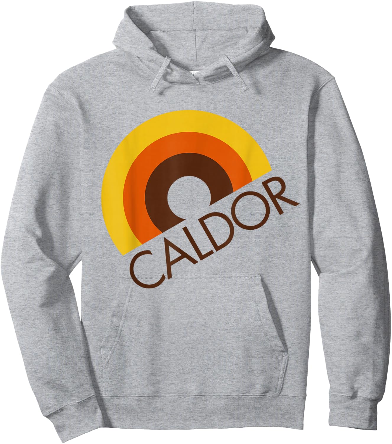 Caldor Department Store Vintage Retro Logo New England Hoodie - Hoodie | Ash
