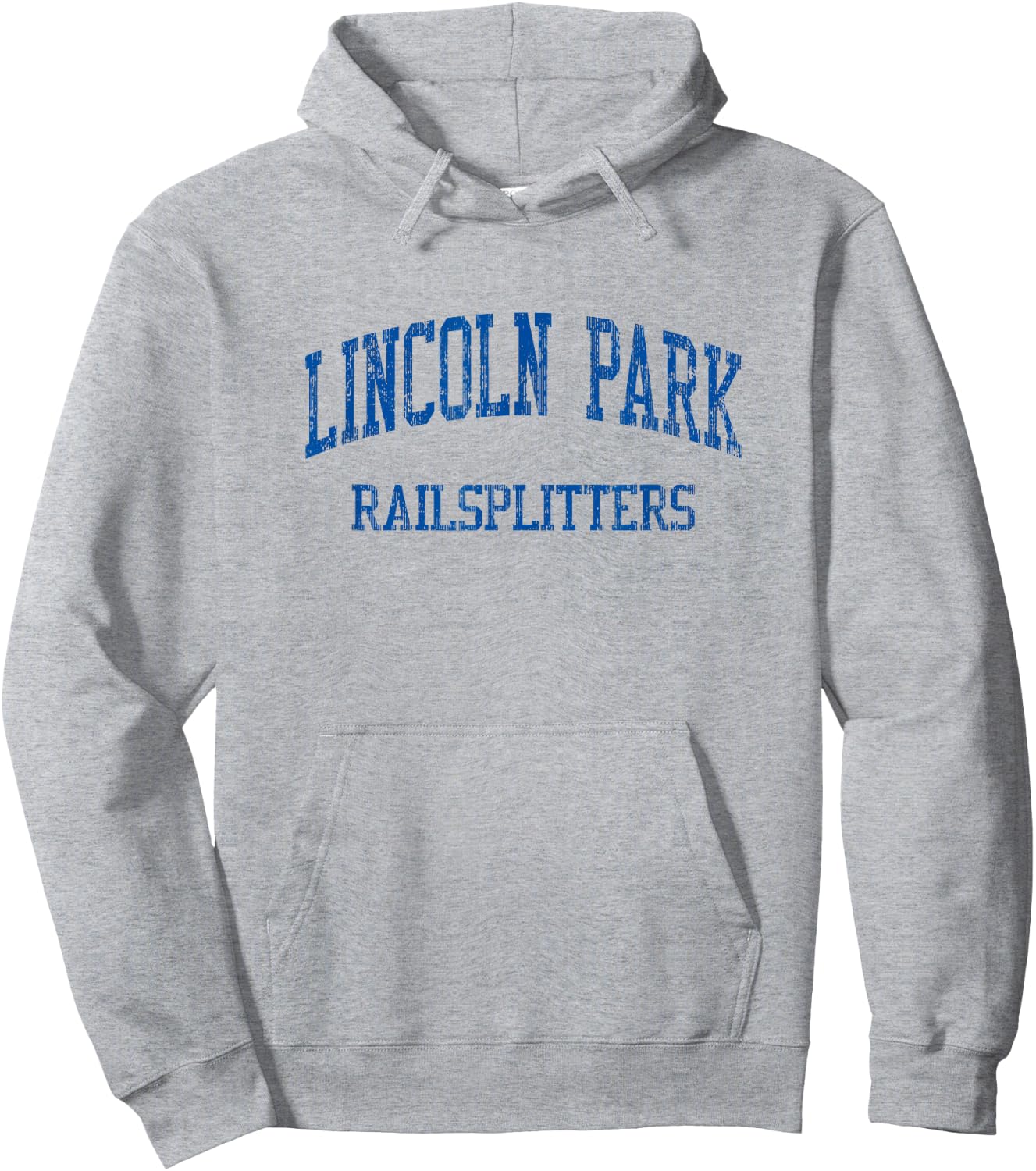 Lincoln Park High School HS Lincoln Park MI Vintage Sports Hoodie - Hoodie | Ash