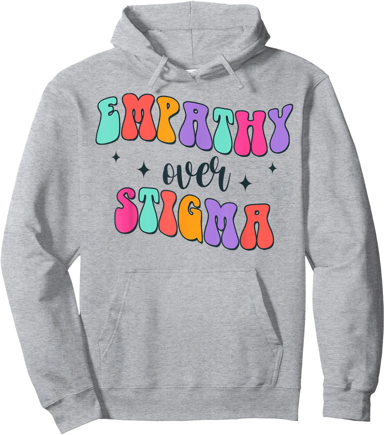 Addiction Counselor Recovery Overdose Empathy Over Stigma Hoodie - Hoodie | Ash