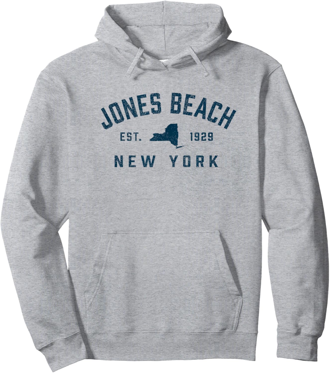 Jones Beach New York Preppy Vintage Souvenir Kid Hoodie - Hoodie | Ash