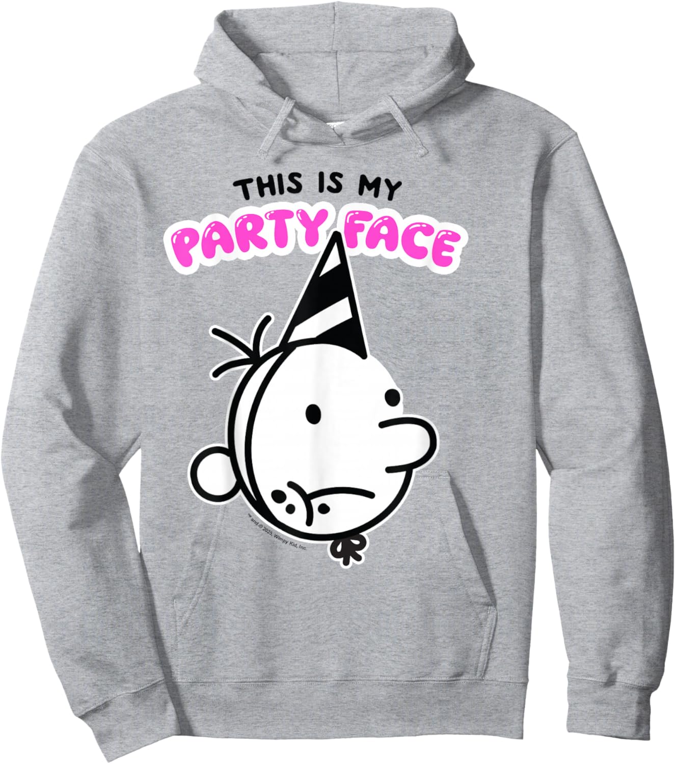 Diary of a Wimpy Kid Party Face Hoodie - Hoodie | Ash
