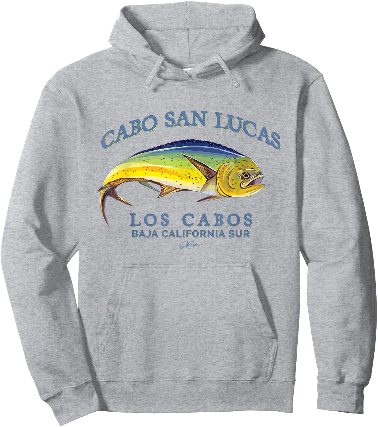 JCombs: Cabo San Lucas, Los Cabos, Mahi-Mahi Hoodie - Hoodie | Ash