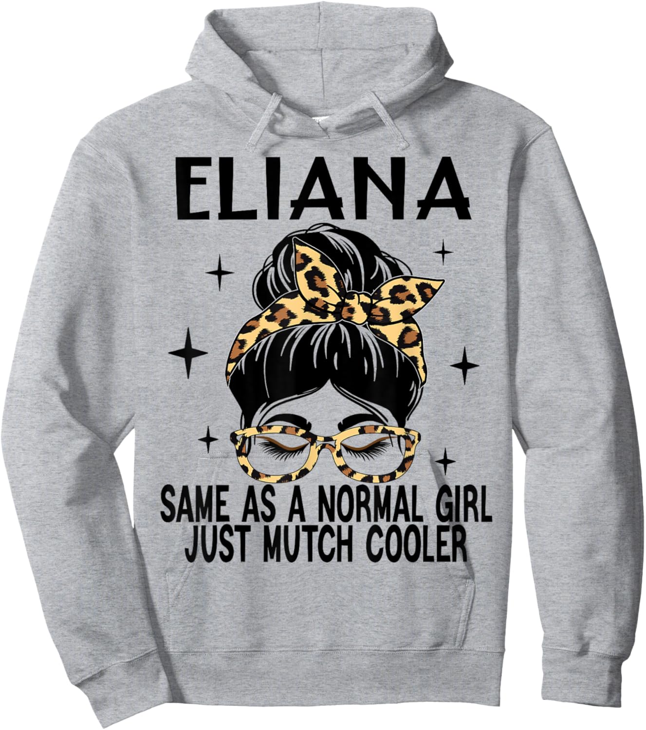 SwiftStyle Apparel ELIANA Costume Cute Definition Personalized Name ELIANA , Small, Grey Hoodie - Hoodie | Ash
