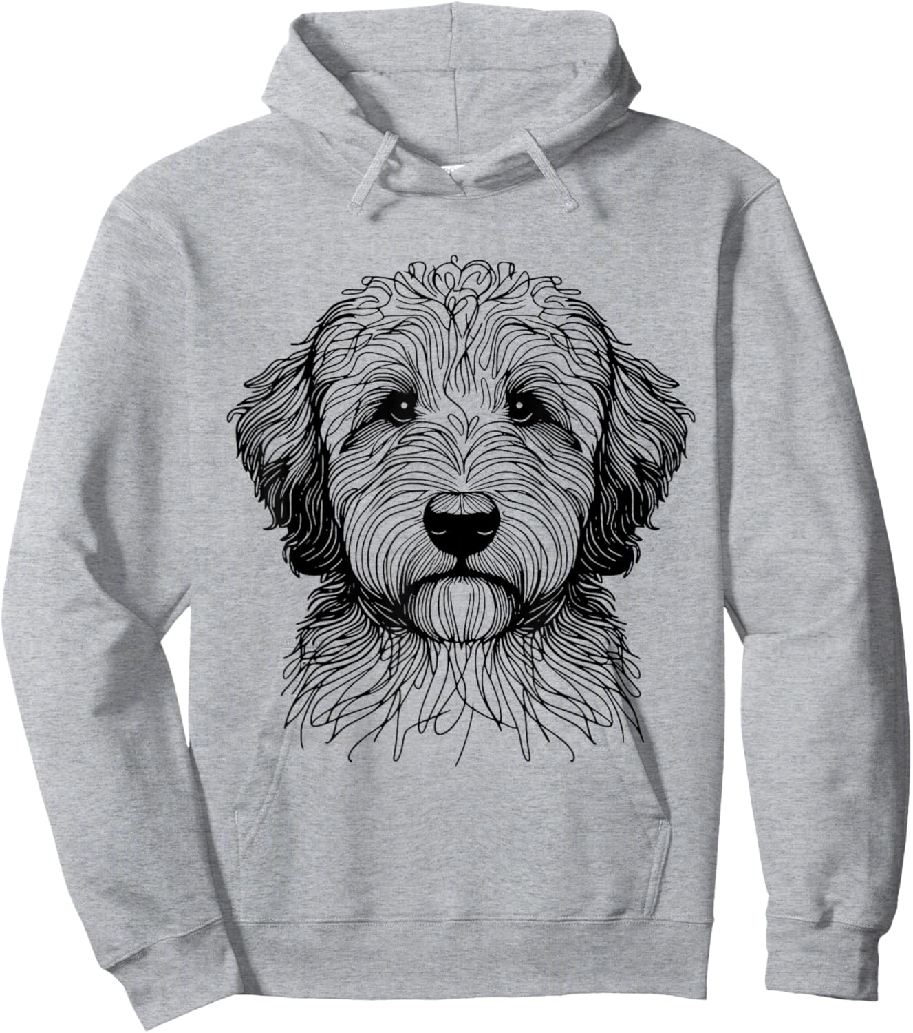Dog Fingerprint - Aussiedoodle Dad Mom Women Hoodie - Hoodie | Ash