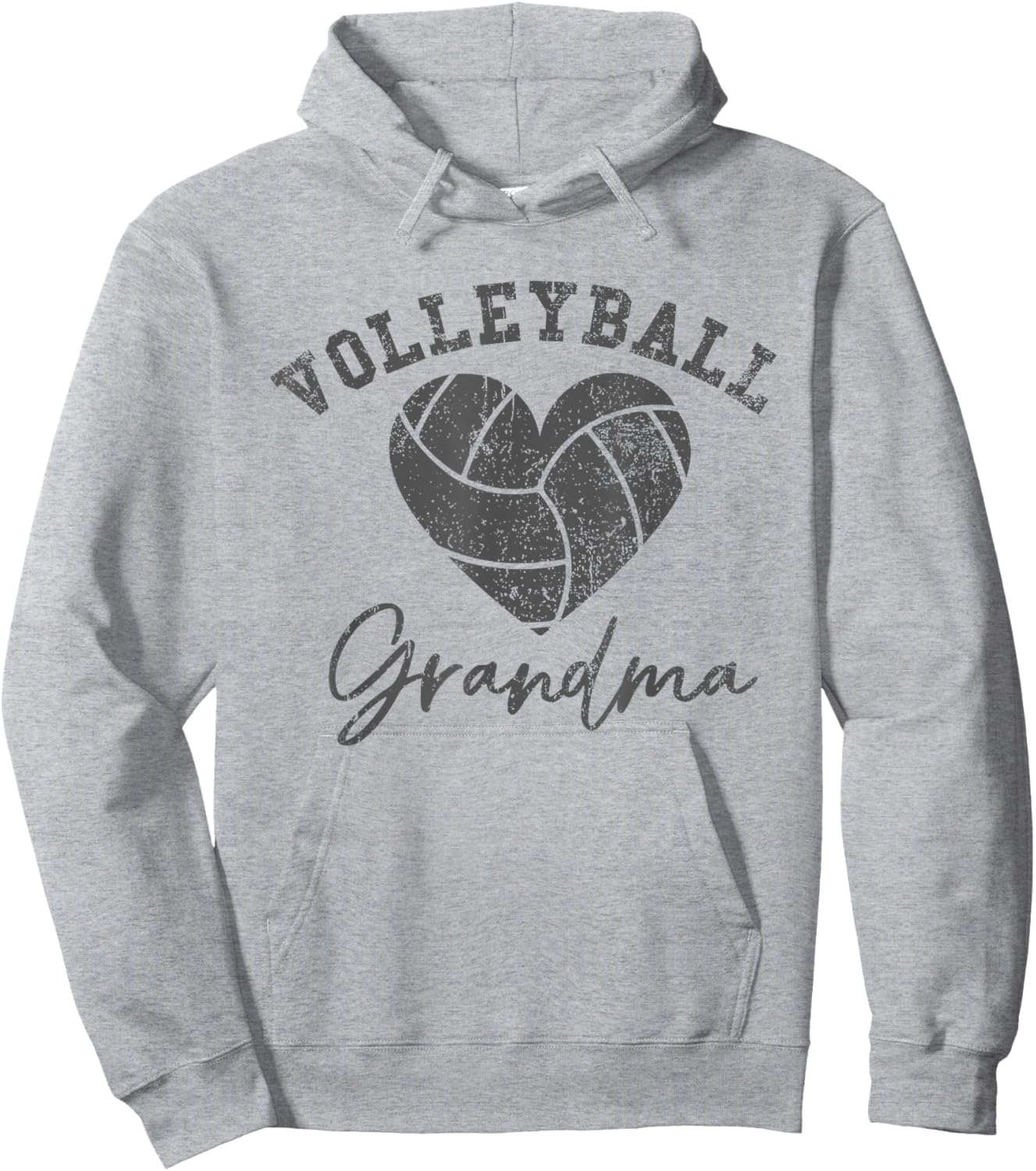 Volleyball Grandma Hoodie - Hoodie | Ash