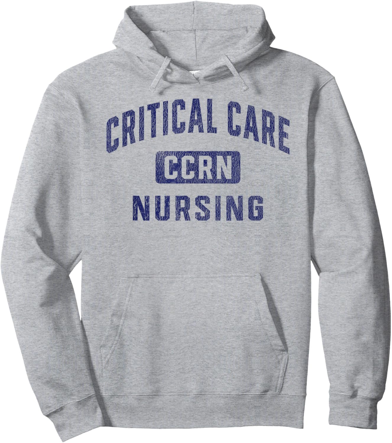 CCRN Critical Care Nurse ICU Intensive Care Nursing Hoodie - Hoodie | Ash