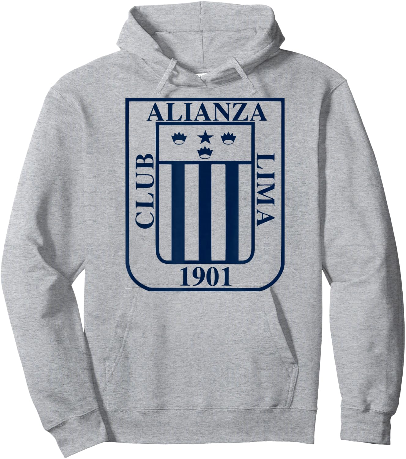 Peru Shirt Peruvian ALIANZA Lima Peruvian Men Women Soccer Hoodie - Hoodie | Ash