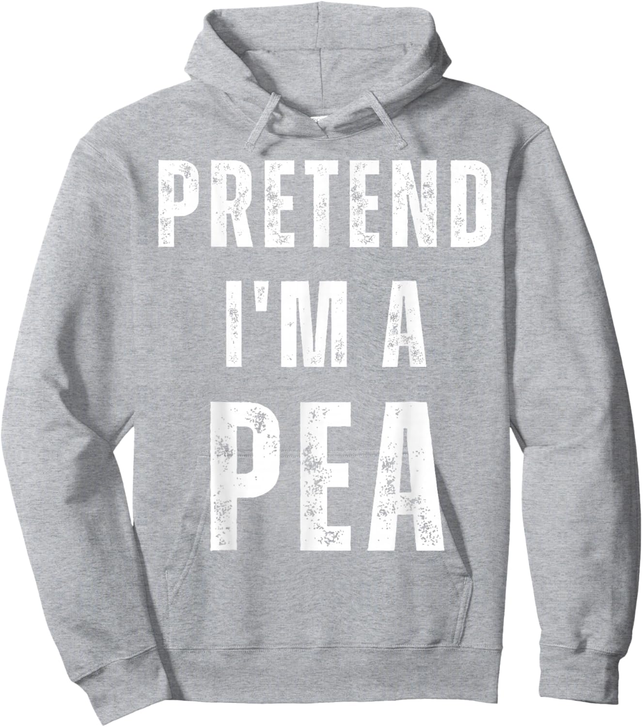 Pretend I'm a Pea Matching Costume Funny Halloween Hoodie - Hoodie | Ash