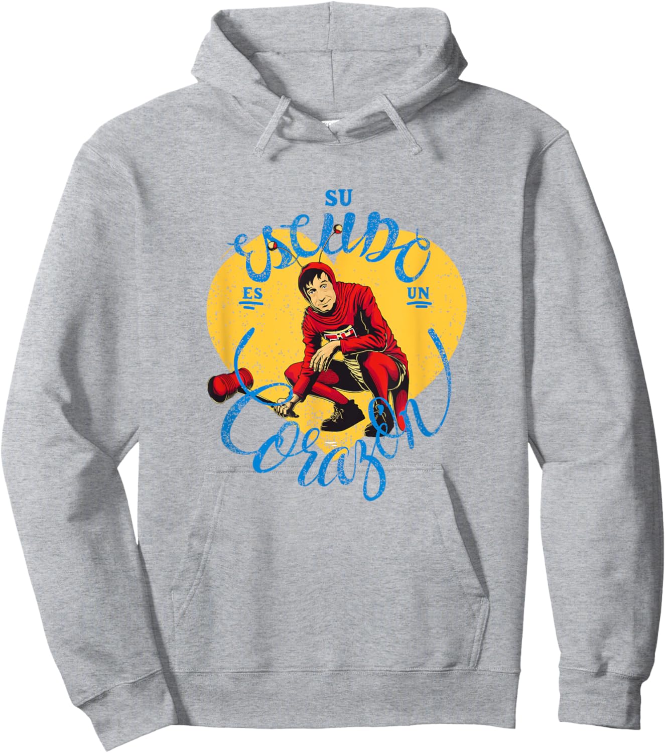 Chapulin Colorado - Fun Desings for Kids, Teen, Women & Men Hoodie - Hoodie | Ash