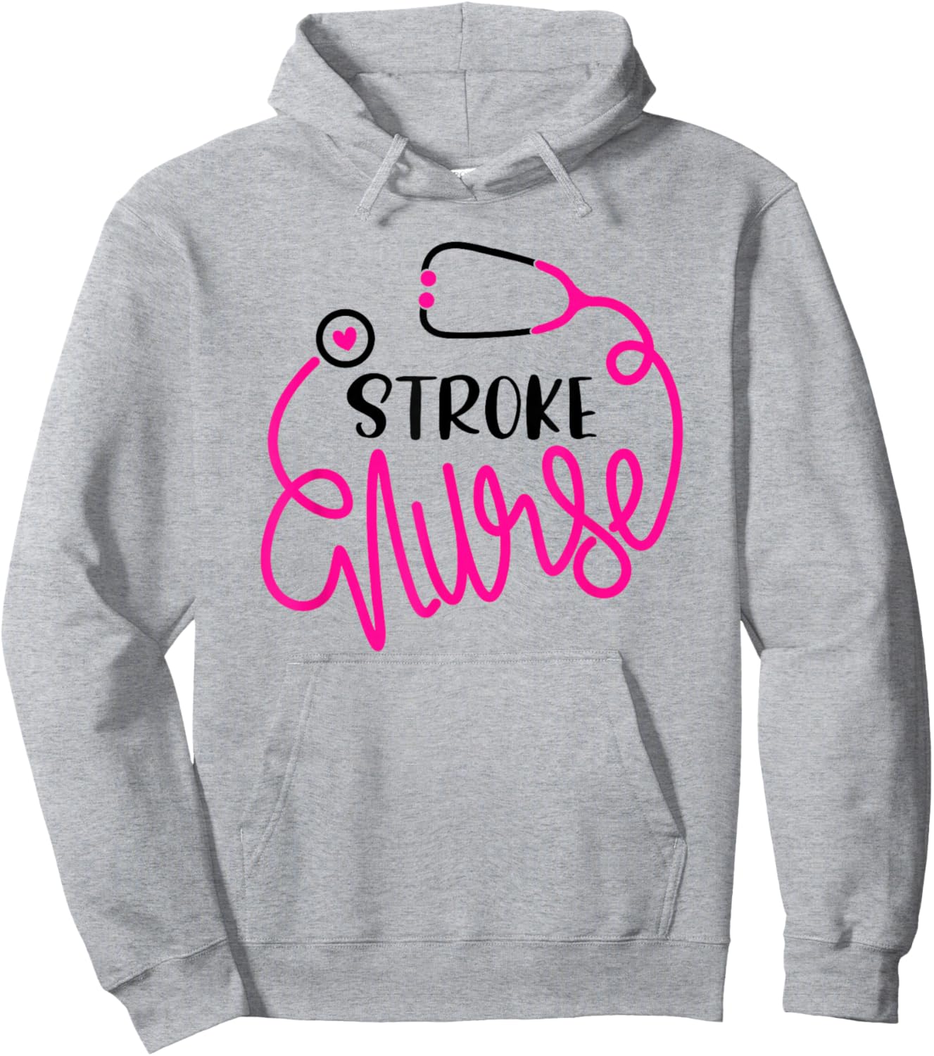 Brain Attack Nursing Department RN Cute Stroke Nurse Hoodie - Hoodie | Ash