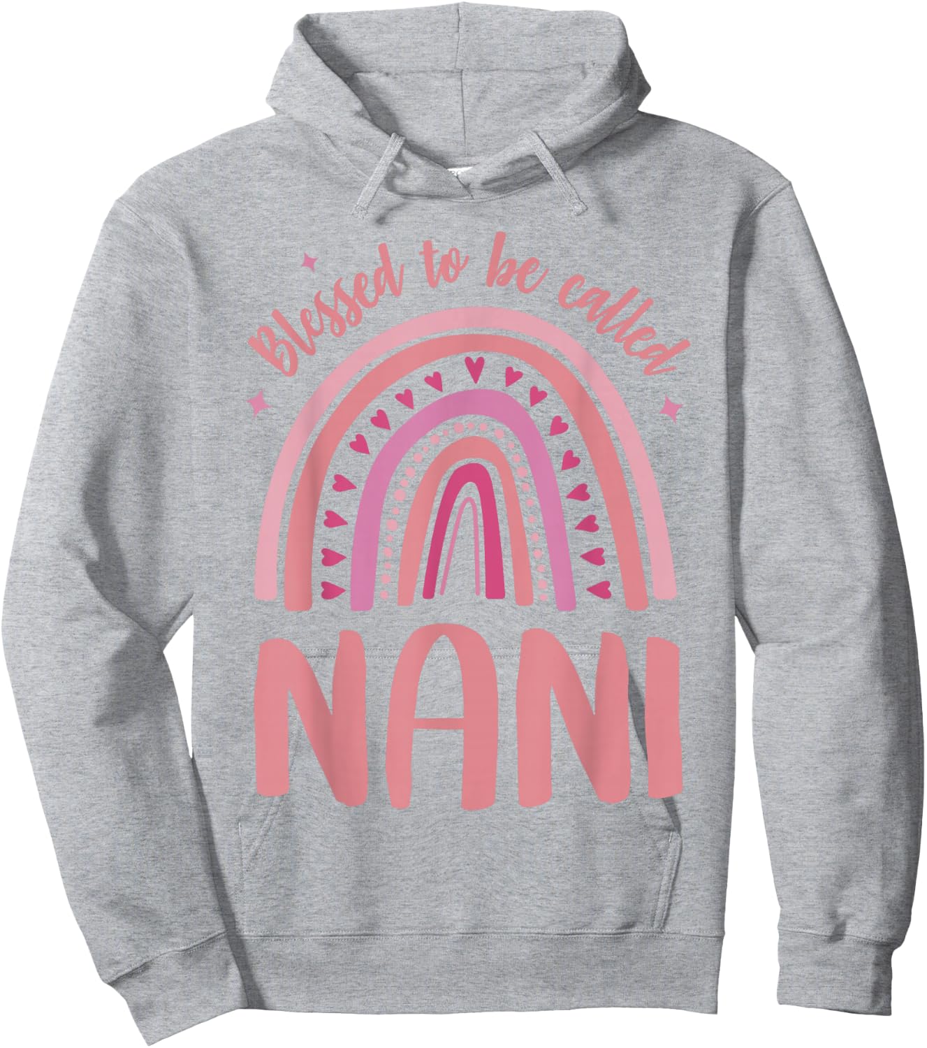 Nani Grandma Blessed to be called Nani Hoodie - Hoodie | Ash