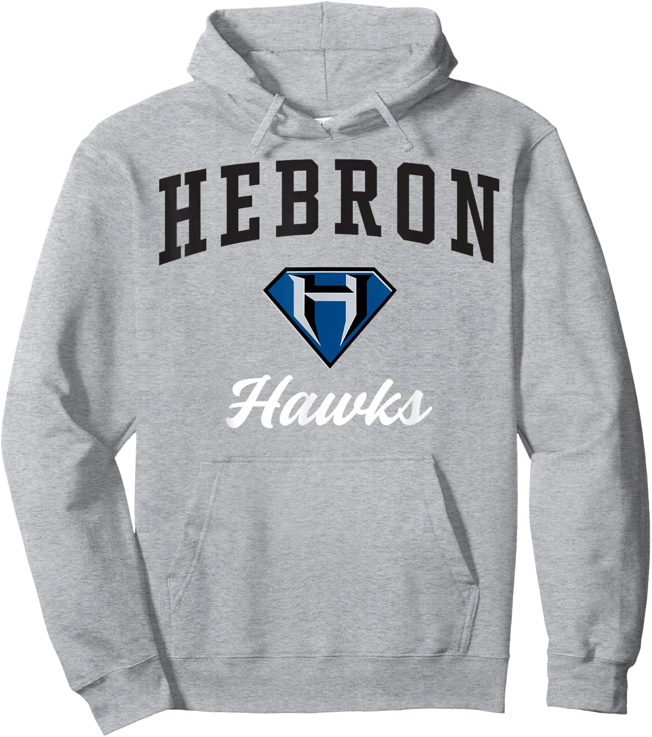 Hebron High School Hawks C3 Hoodie - Hoodie | Ash