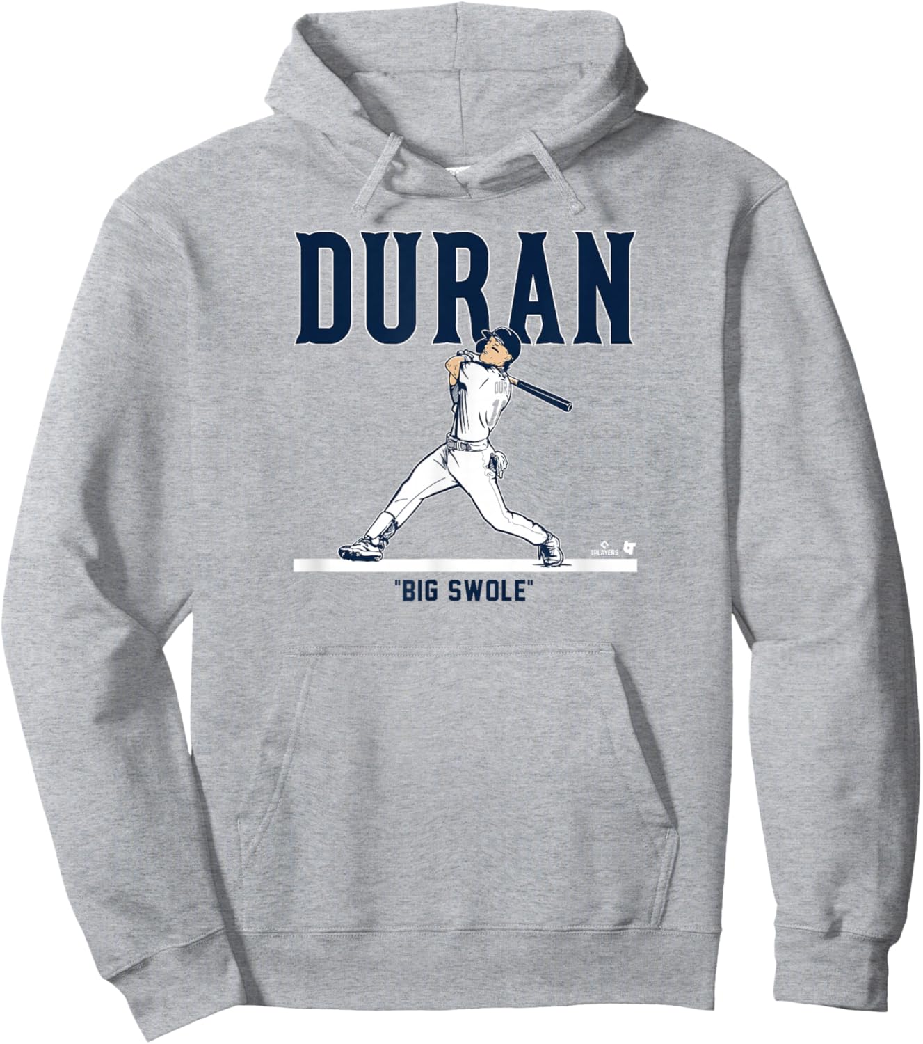 Jarren Duran - Big Swole - Boston Baseball Hoodie - Hoodie | Ash