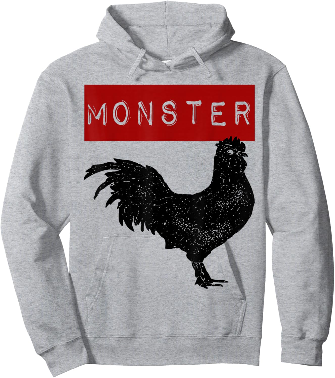 Monster Cock Big Dick Energy Hoodie - Hoodie | Ash
