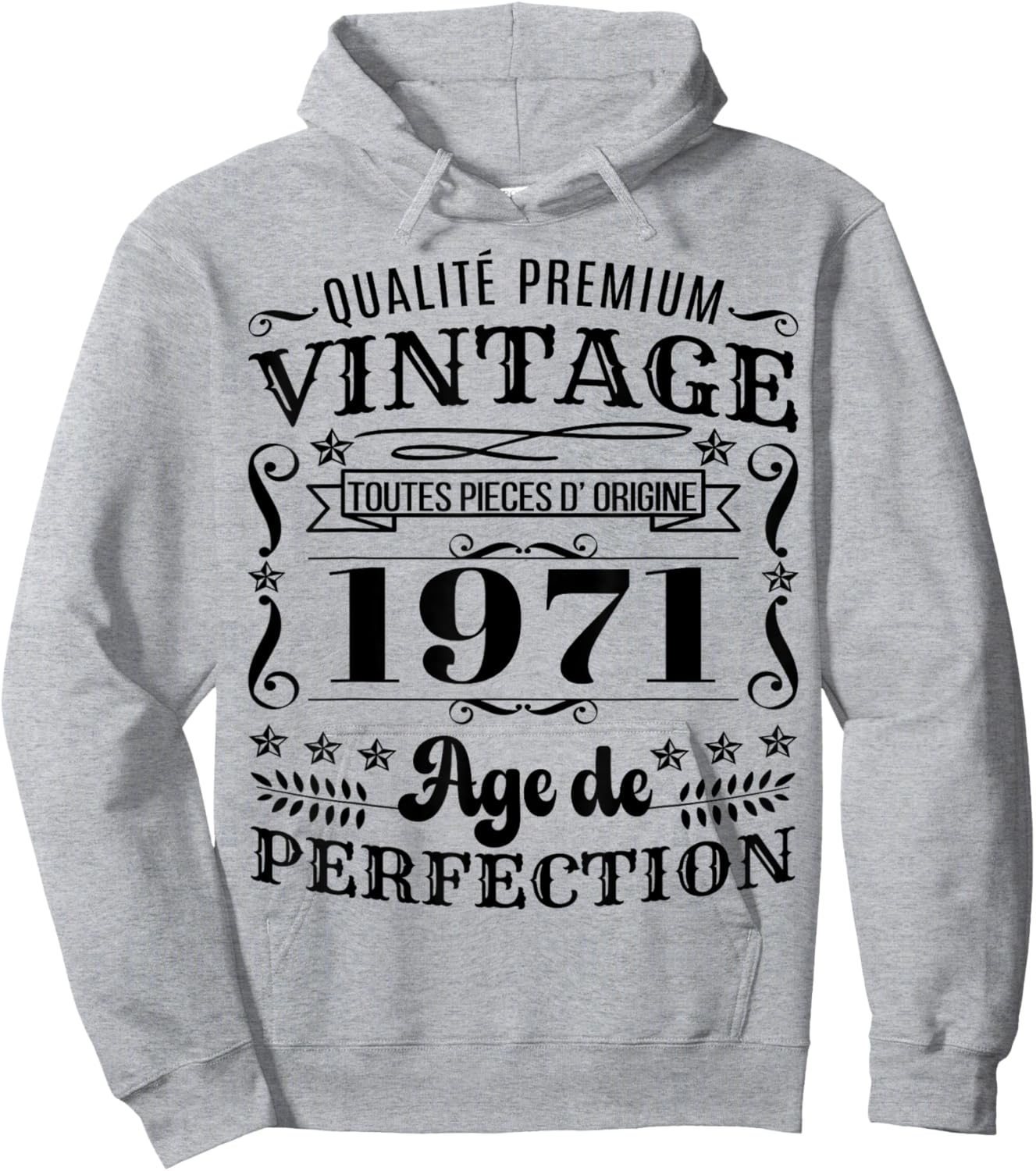 Vintage 1971 Édition Limitée Cadeau Année De Naissance 1971 Hoodie - Hoodie | Ash