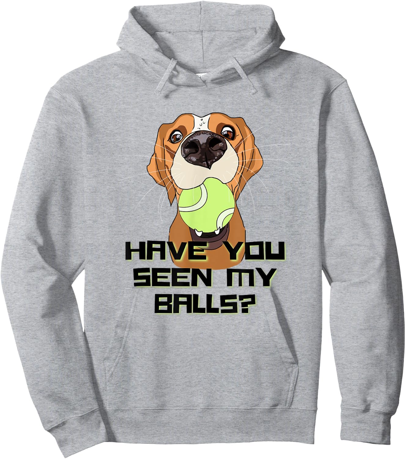 Have You Seen My Balls Funny Hyper Dog Owner Joke Women Hoodie - Hoodie | Ash