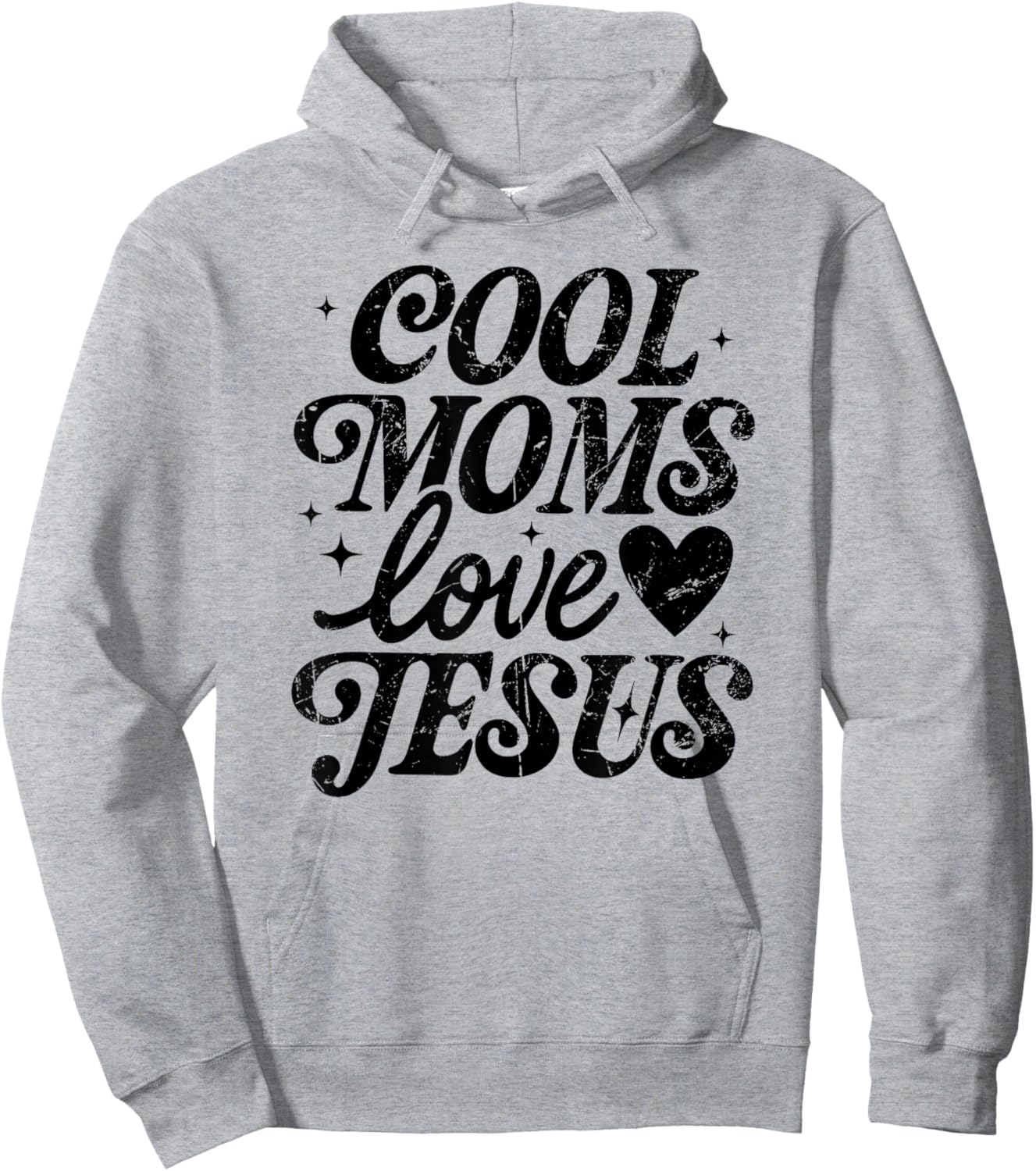 Cool Moms Love Jesus, Religious, Christian Mom Hoodie - Hoodie | Ash