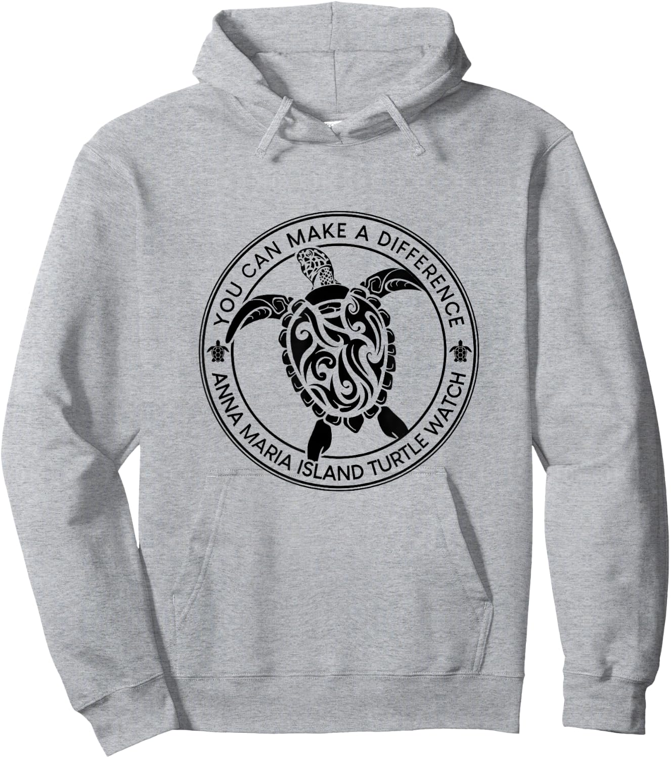 You Can Make A Difference Anna Maria Island Turtle Watch Hoodie - Hoodie | Ash
