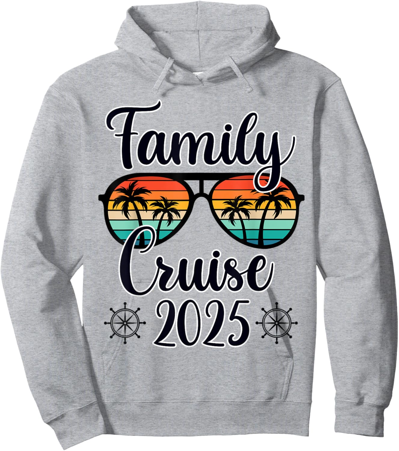 Family Cruise 2025 Summer Vacation Trip Matching Men Women Hoodie - Hoodie | Ash