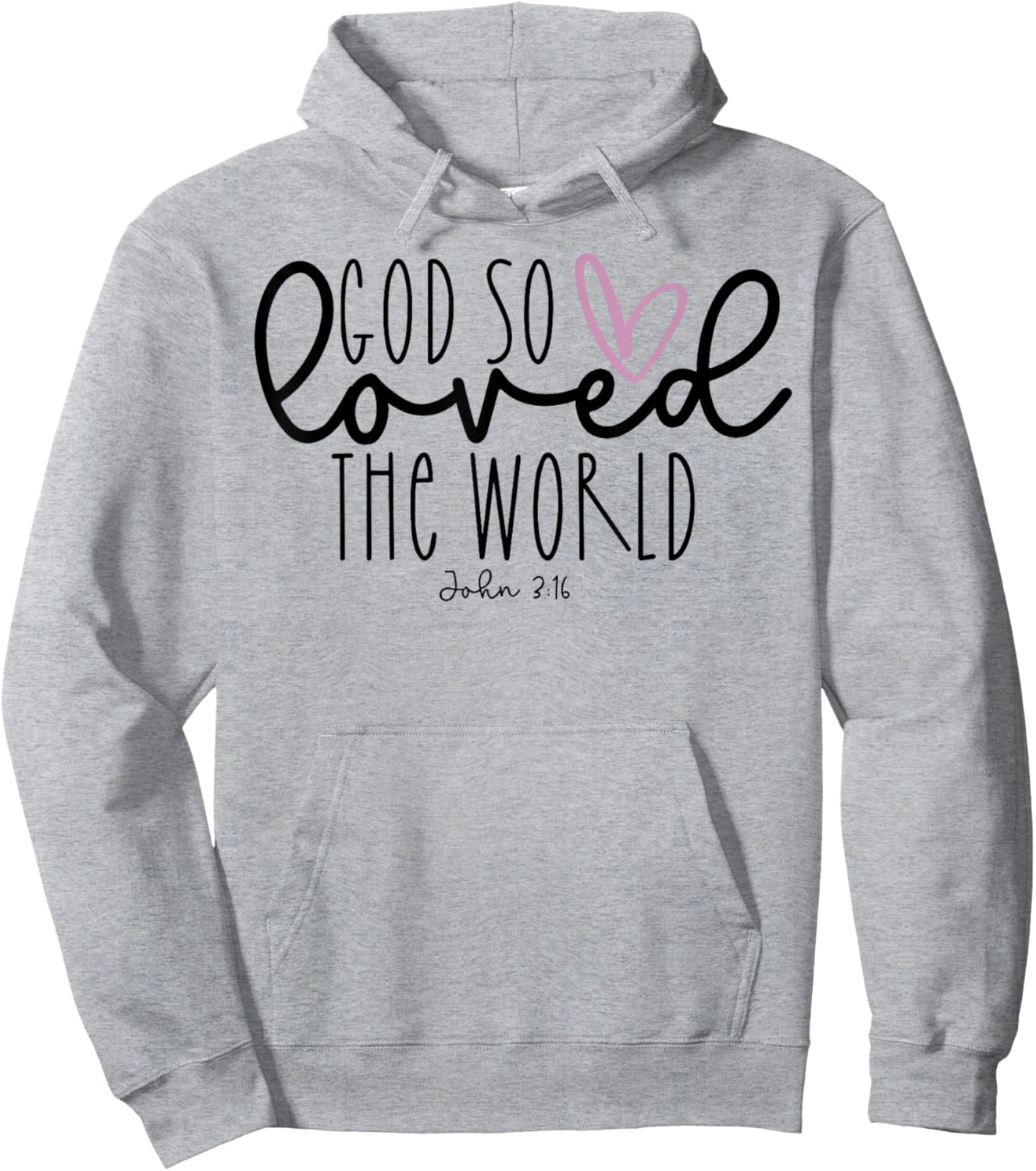 God So Loved The World Hoodie - Hoodie | Ash