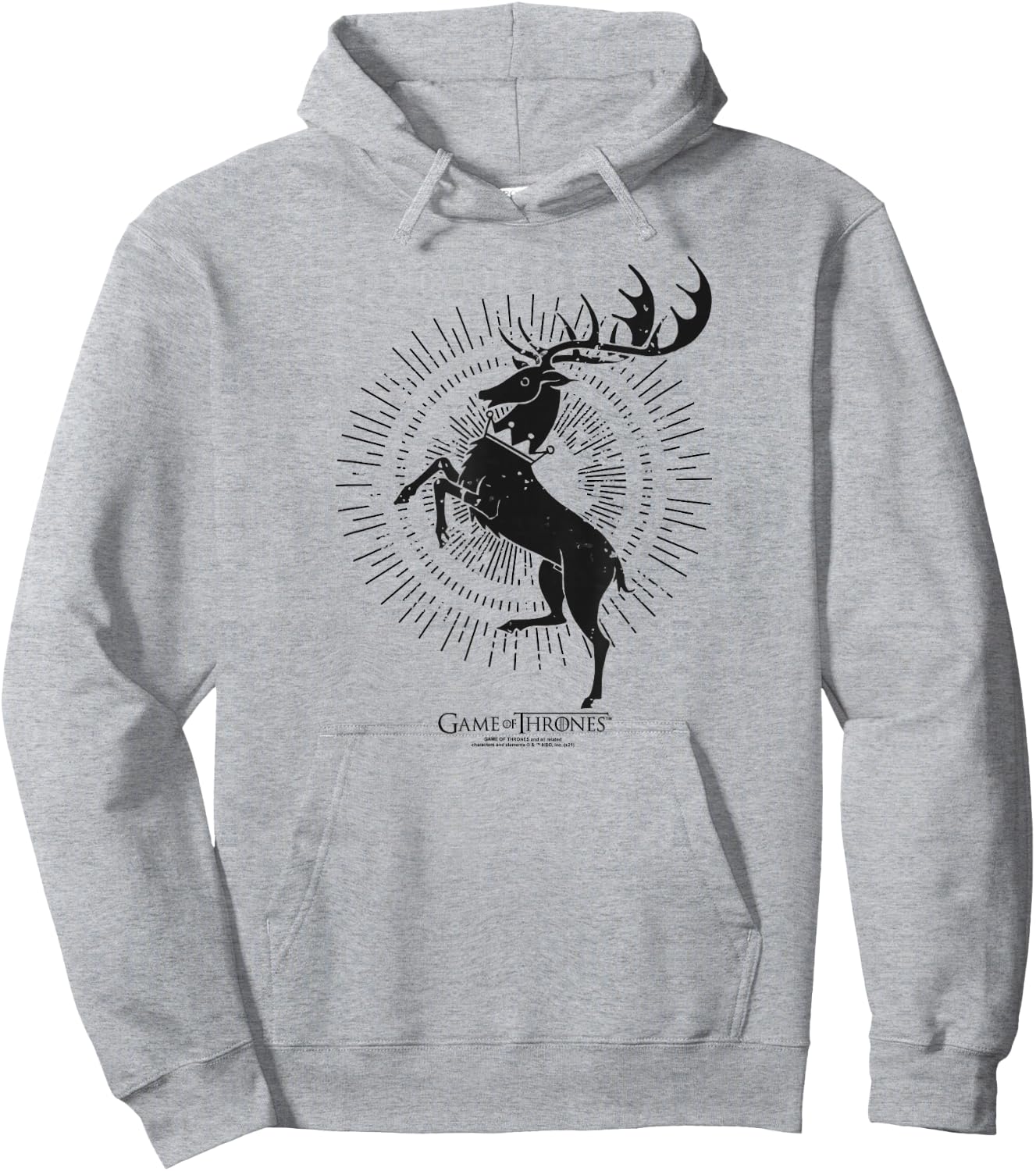 Game of Thrones Baratheon Burst Sigil Hoodie - Hoodie | Ash