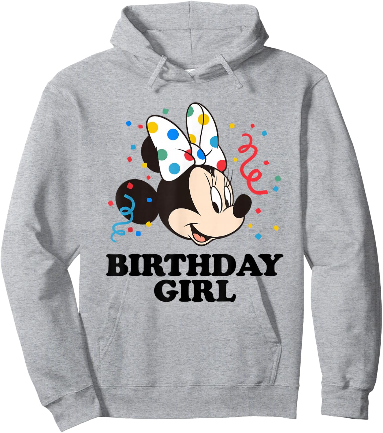 Disney Minnie Mouse Birthday Girl Hoodie - Hoodie | Ash