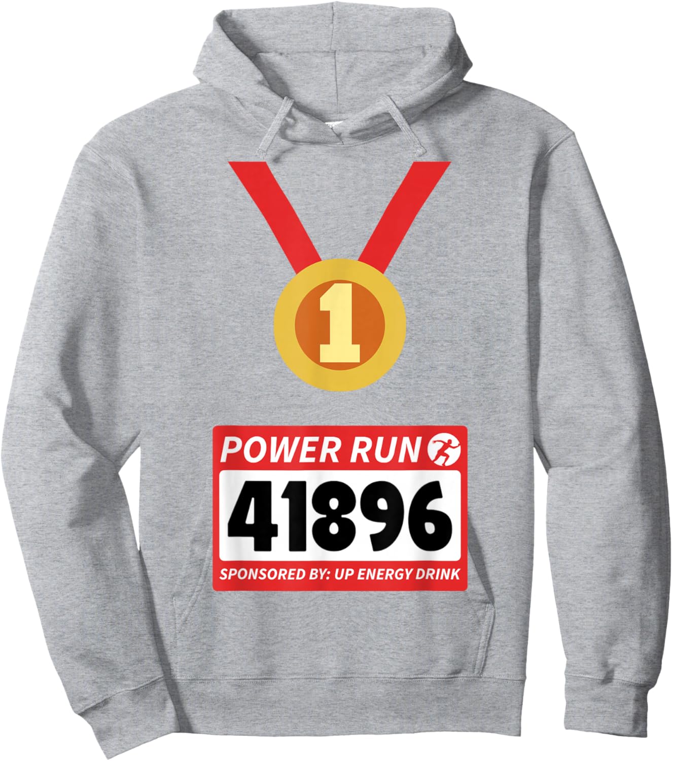 Running Runner Half Marathon Halloween Costume Hoodie - Hoodie | Ash