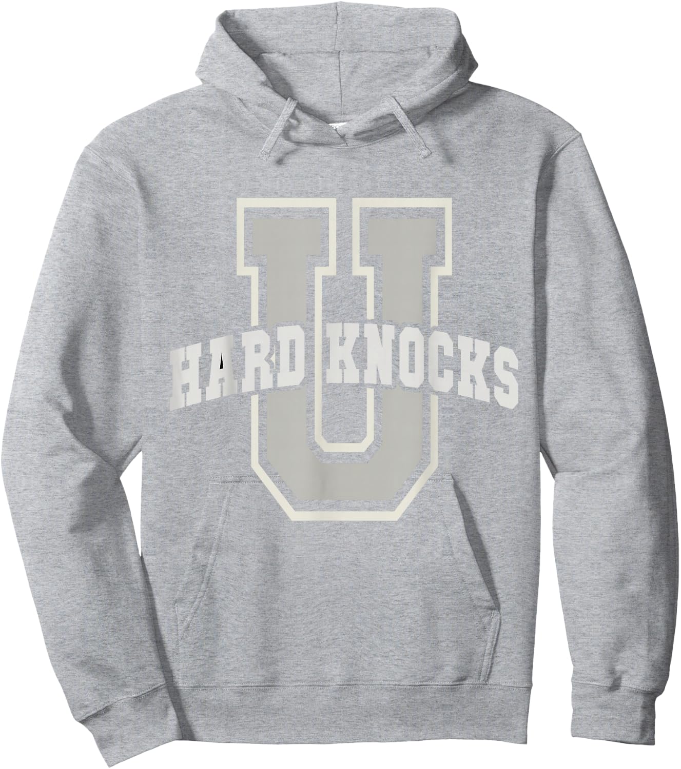 Funny UNIVERSITY of HARD KNOCKS College Entrepreneur School Hoodie - Hoodie | Ash