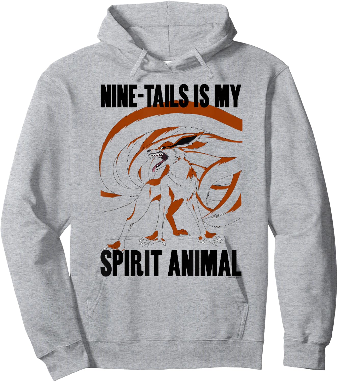 Naruto Shippuden Nine-Tails Is My Spirit Animal Hoodie - Hoodie | Ash