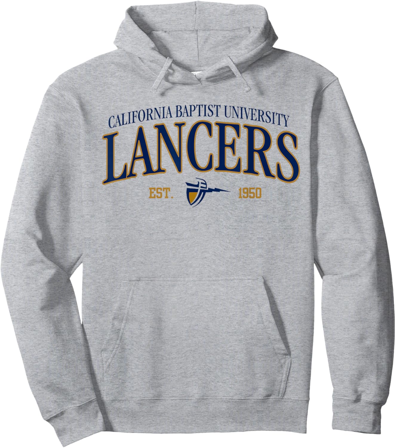 Cal Baptist Lancers | Official NCAA Merch | NCAFCBU05 Hoodie - Hoodie | Ash