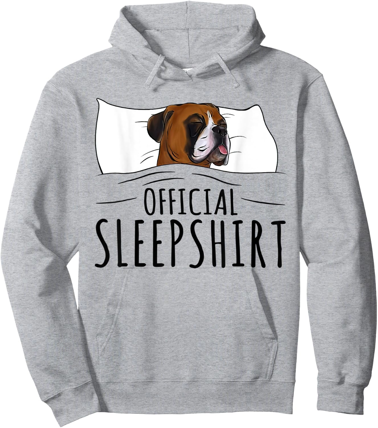 Boxer Official Sleep Shirt Boxer Lovers Hoodie - Hoodie | Ash