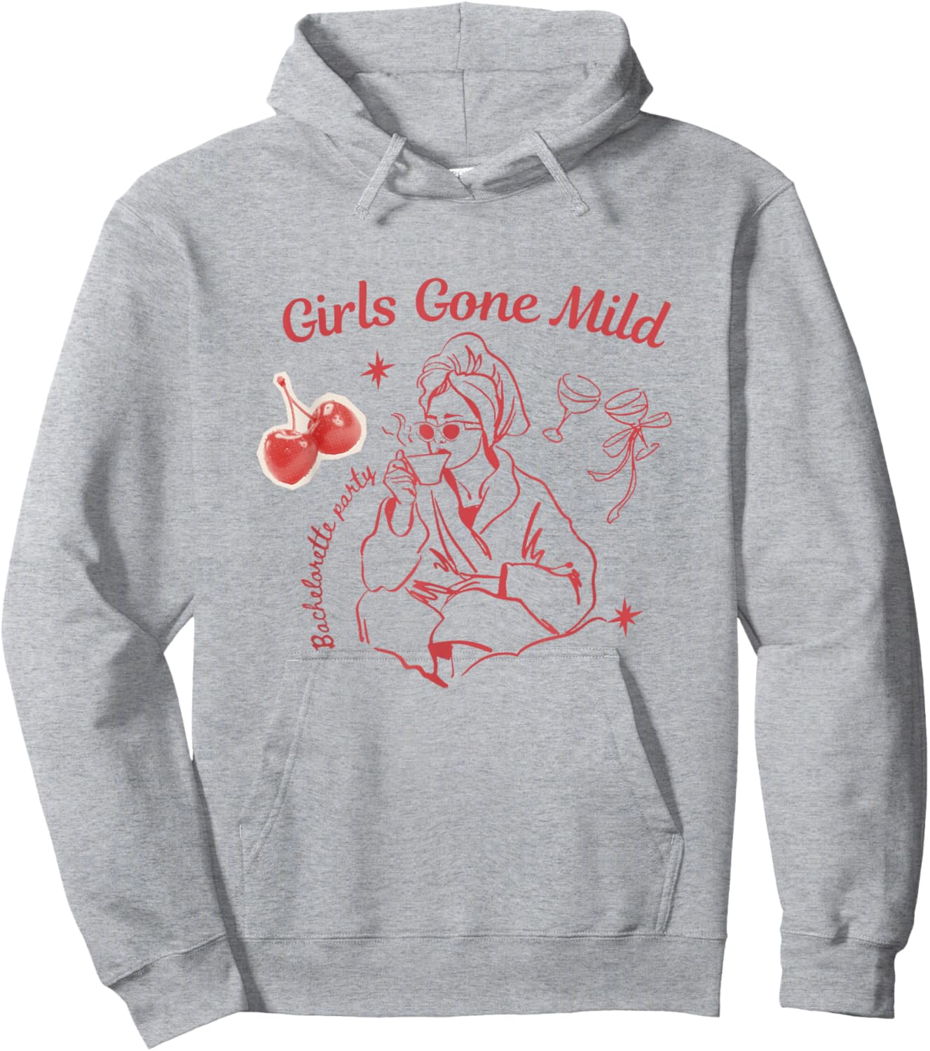 Girls gone mild bachelorette spa slumber bachelorette party Hoodie - Hoodie | Ash
